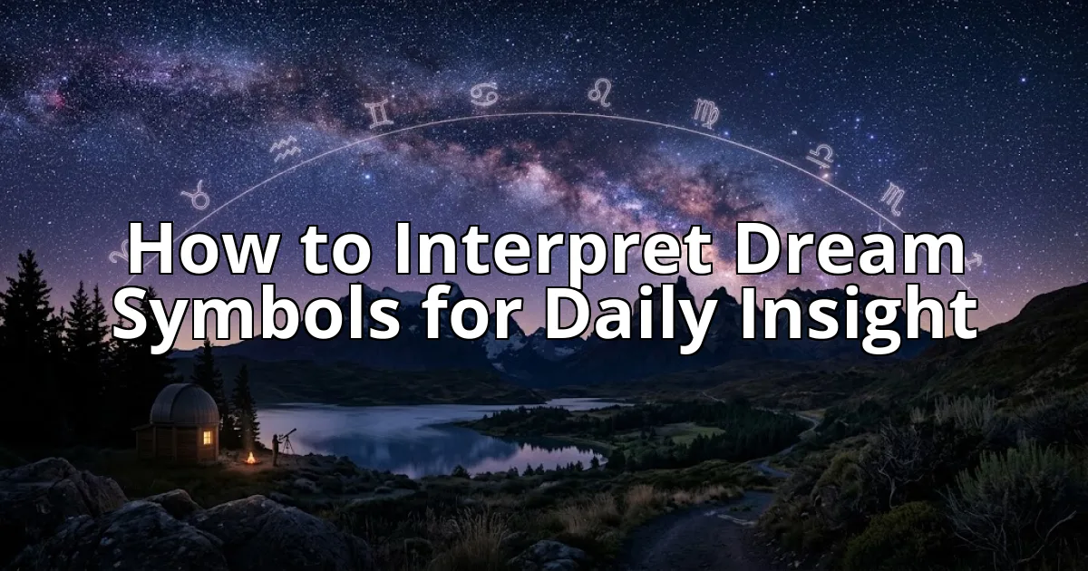 How to Interpret Dream Symbols for Daily Insight cover image