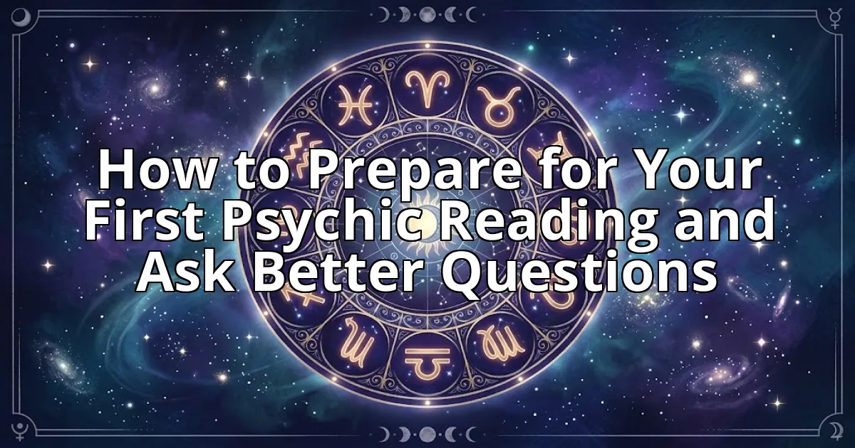 How to Prepare for Your First Psychic Reading and Ask Better Questions cover image