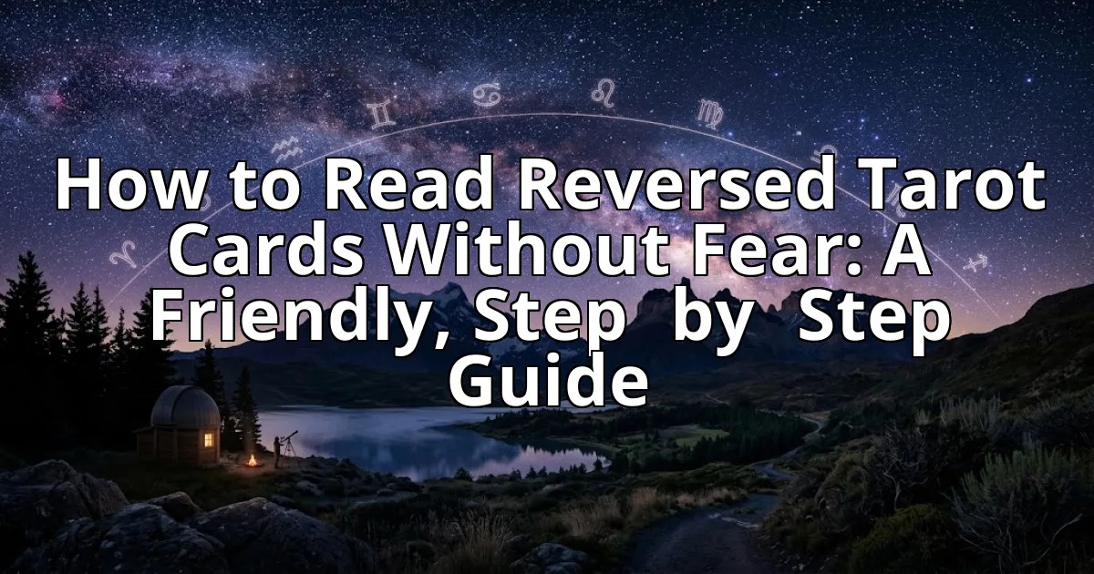 How to Read Reversed Tarot Cards Without Fear: A Friendly, Step‑by‑Step Guide cover image