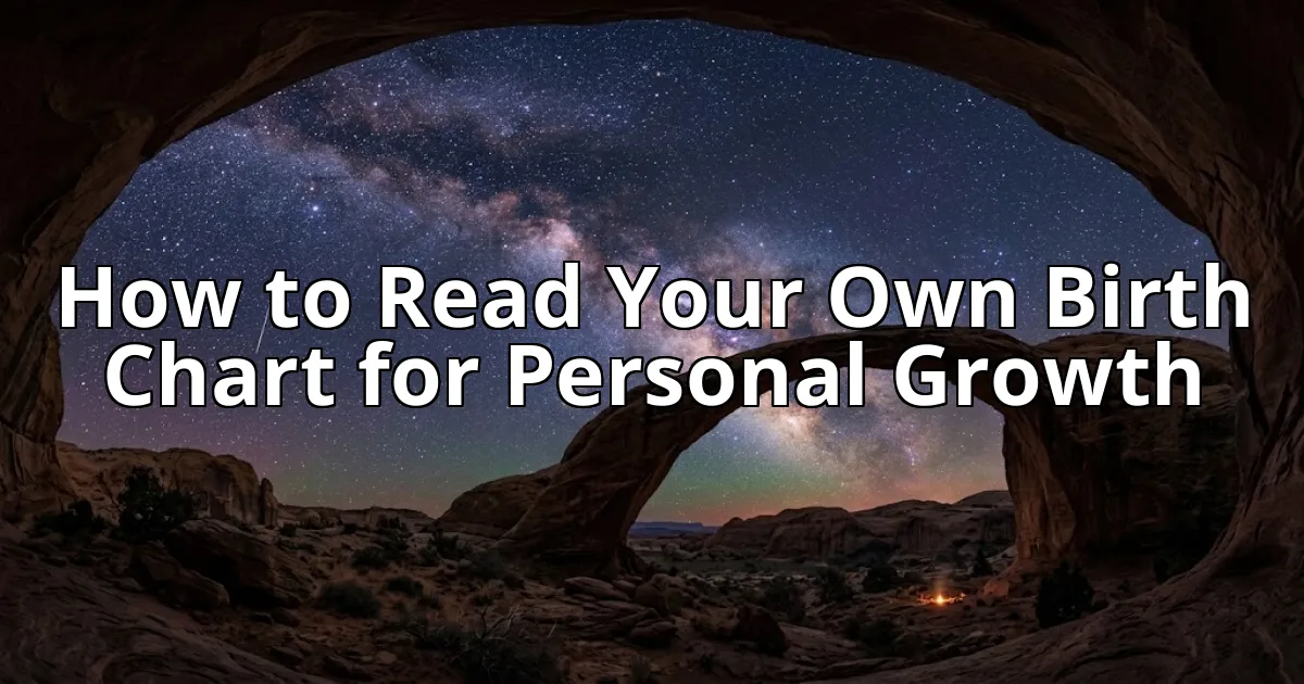 How to Read Your Own Birth Chart for Personal Growth cover image