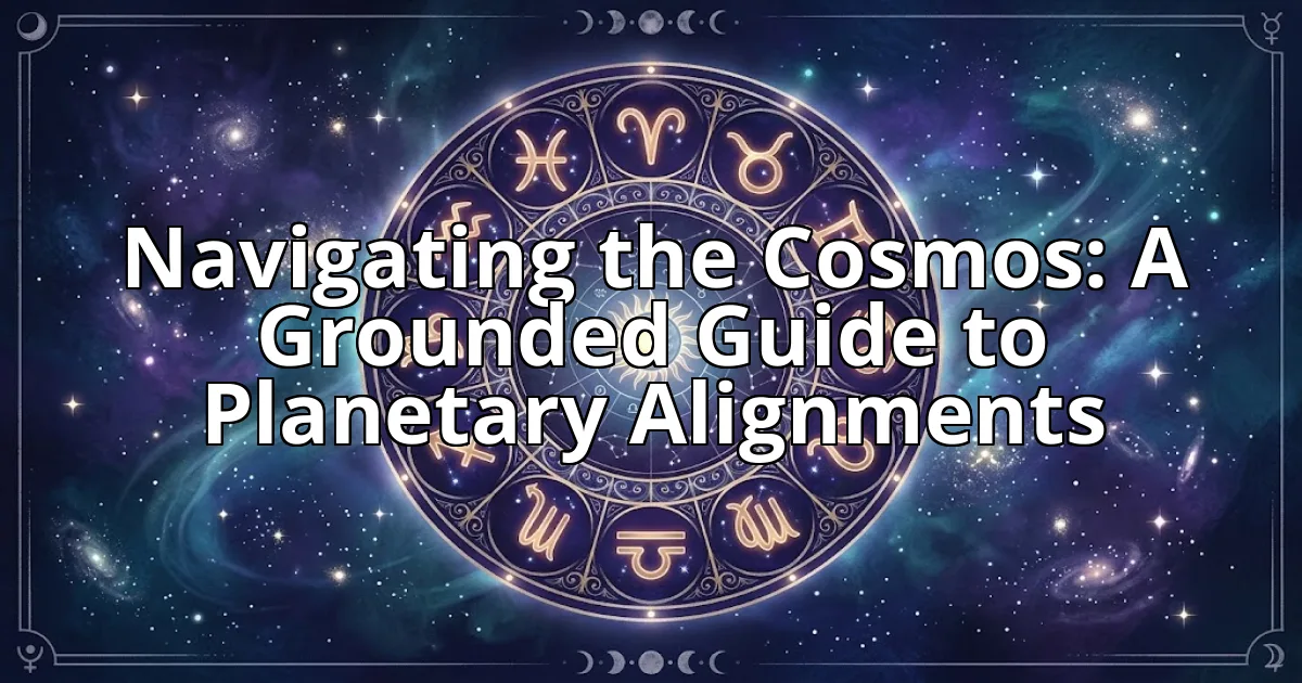 Navigating the Cosmos: A Grounded Guide to Planetary Alignments cover image