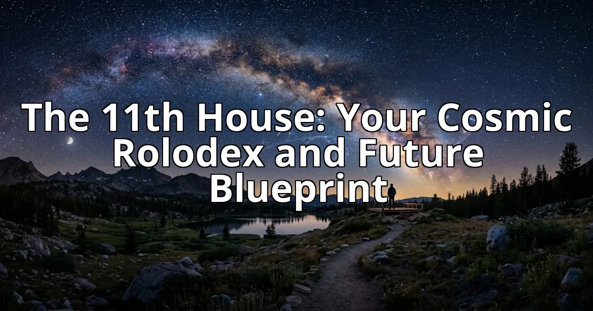 The 11th House: Your Cosmic Rolodex and Future Blueprint cover image