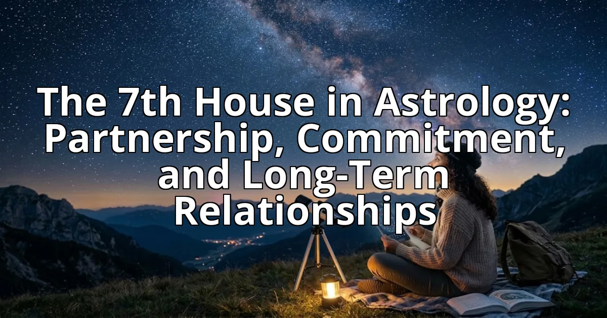 The 7th House in Astrology: Partnership, Commitment, and Long-Term Relationships cover image