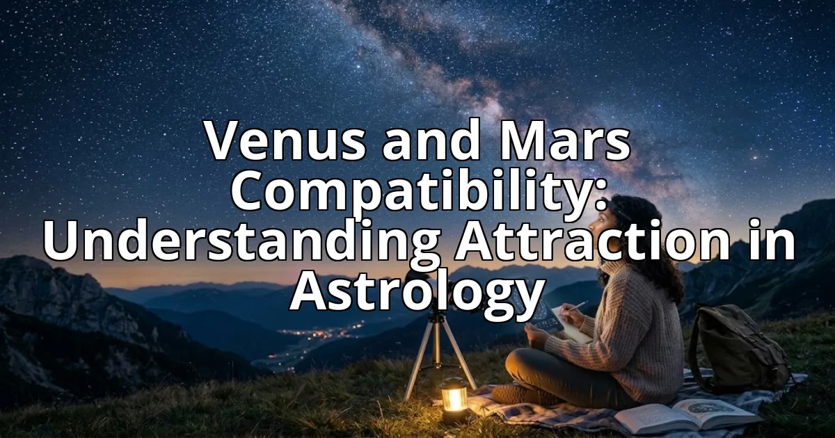Venus and Mars Compatibility: Understanding Attraction in Astrology cover image